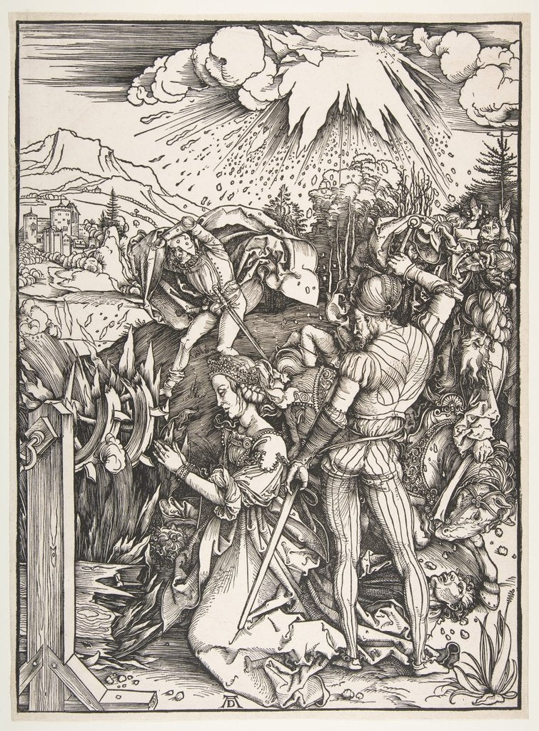Detail of The Martyrdom of Saint Catherine of Alexandria by Albrecht Dürer