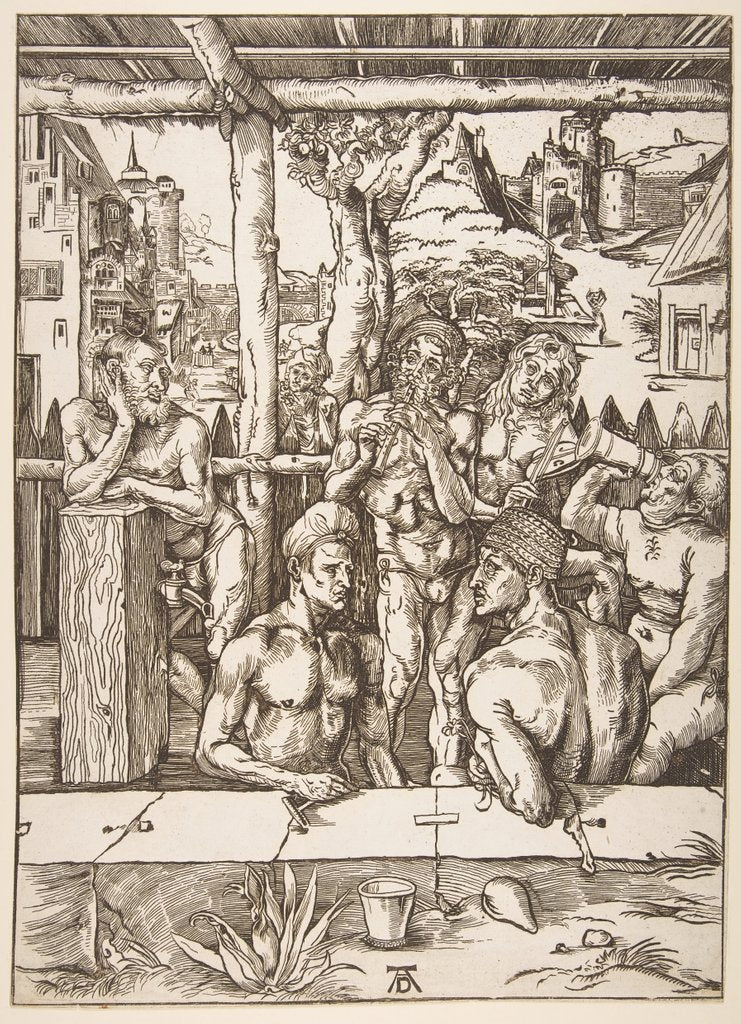 Detail of The Bath House by Unknown