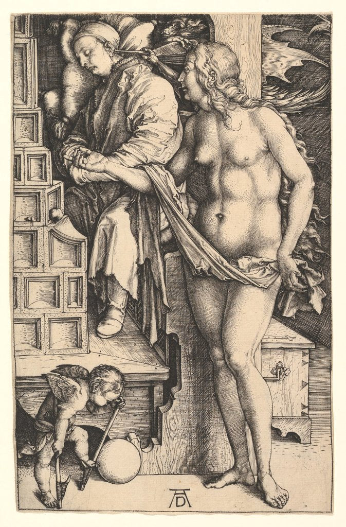 Detail of The Dream of the Doctor, ca. 1498 by Albrecht Dürer