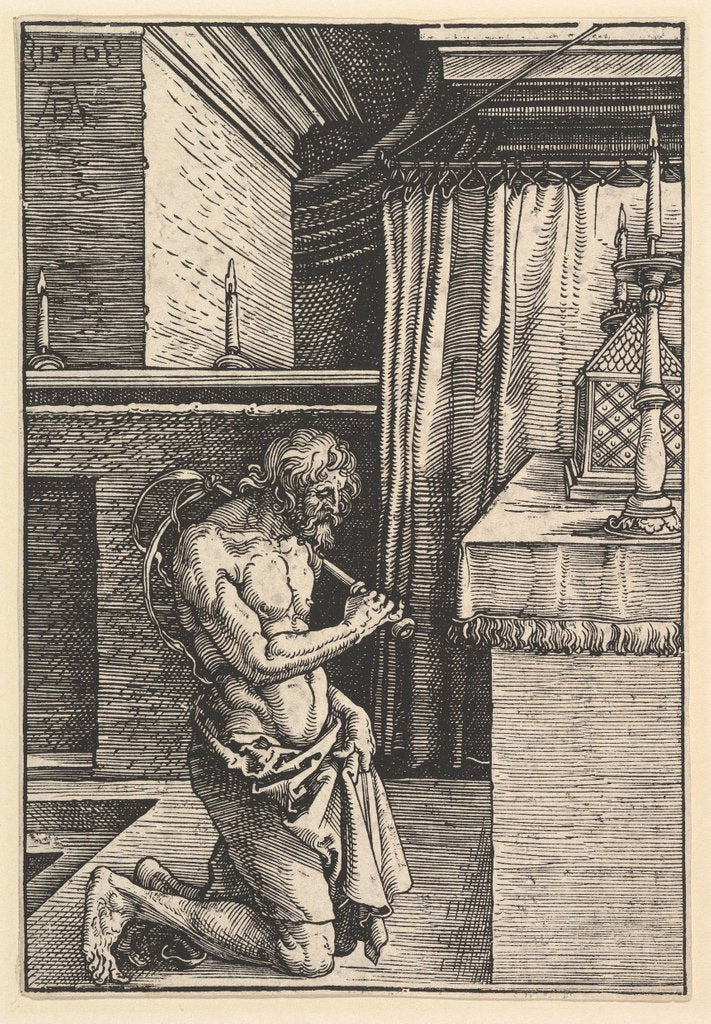 Detail of The Penitent, 1510 by Albrecht Dürer