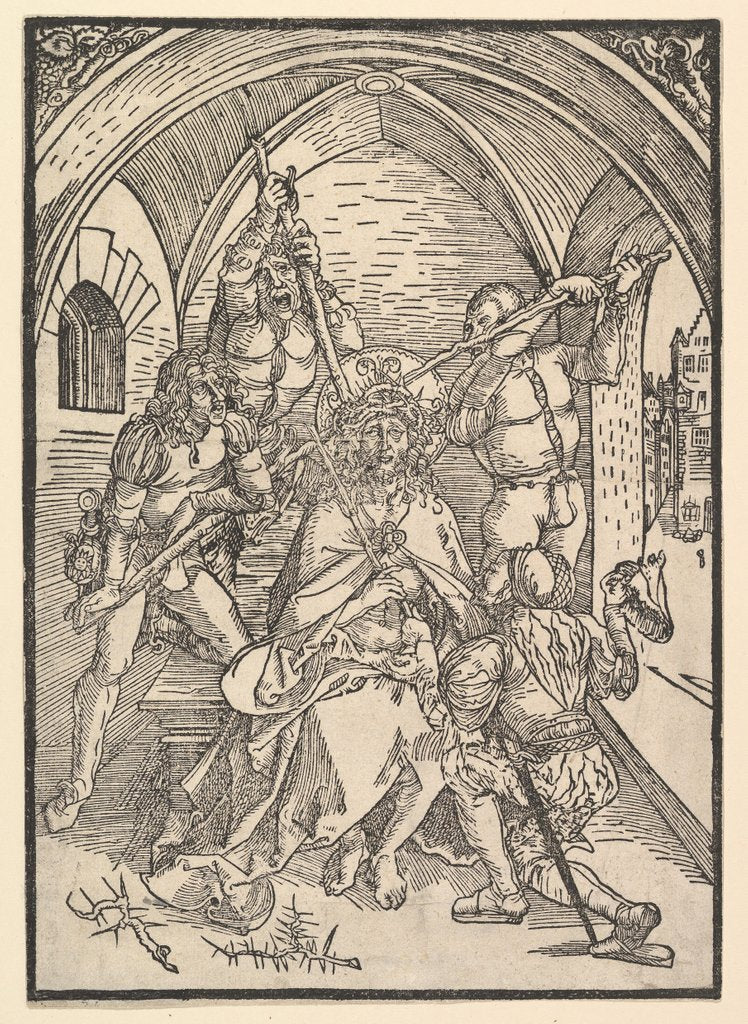 Detail of Christ Crowned with Thorns, ca. 1500 by Albrecht Dürer (possibly)