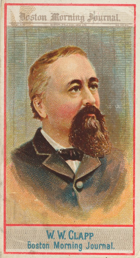 Detail of W.W. Clapp, Boston Morning Journal, from the American Editors series for Allen & Gint…, 1887 by Allen & Ginter