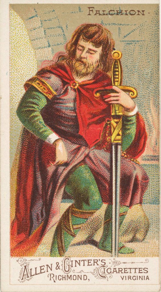 Detail of Falchion, from the Arms of All Nations series for Allen & Ginter Cigarettes Brands, 1887 by Allen & Ginter