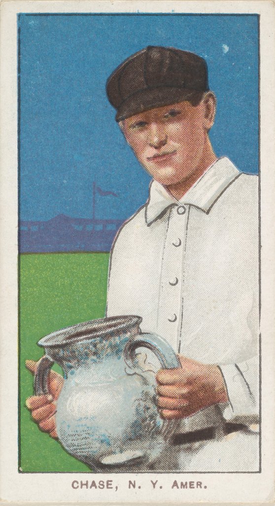 Detail of Chase, New York, American League, from the White Border series for the American …, 1909-11 by American Tobacco Company