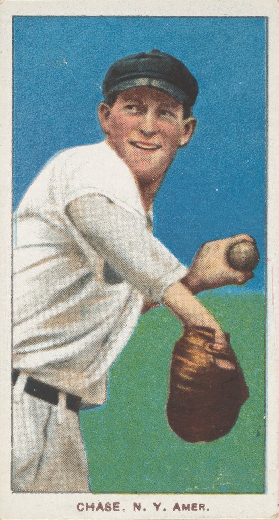 Detail of Chase, New York, American League, from the White Border series for the American …, 1909-11 by American Tobacco Company