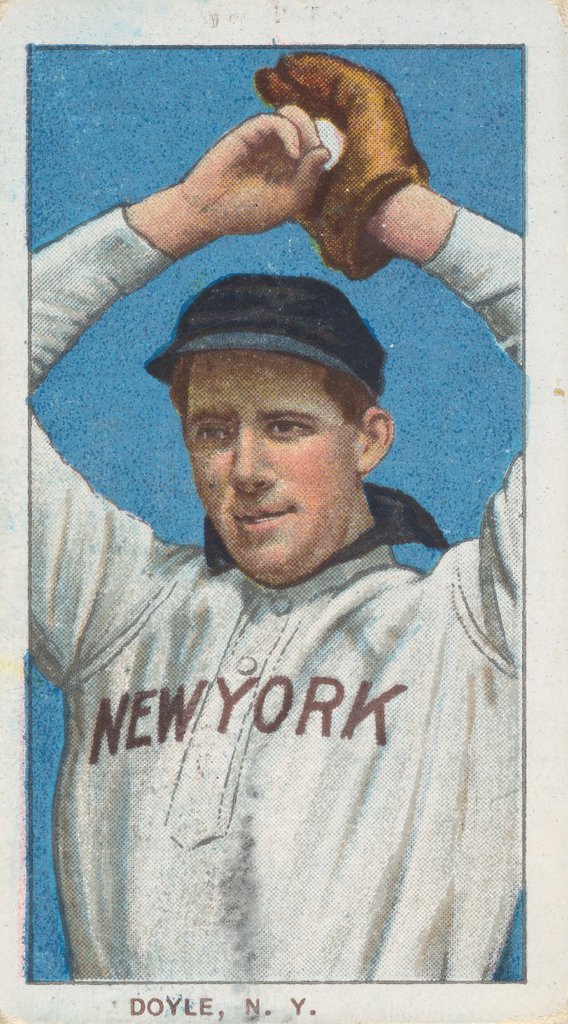 Detail of Doyle, New York, American League, from the White Border series for the American …, 1909-11 by American Tobacco Company