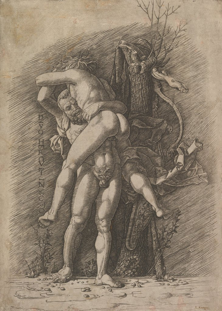 Detail of Hercules and Antaeus, ca. 1497 by Unknown