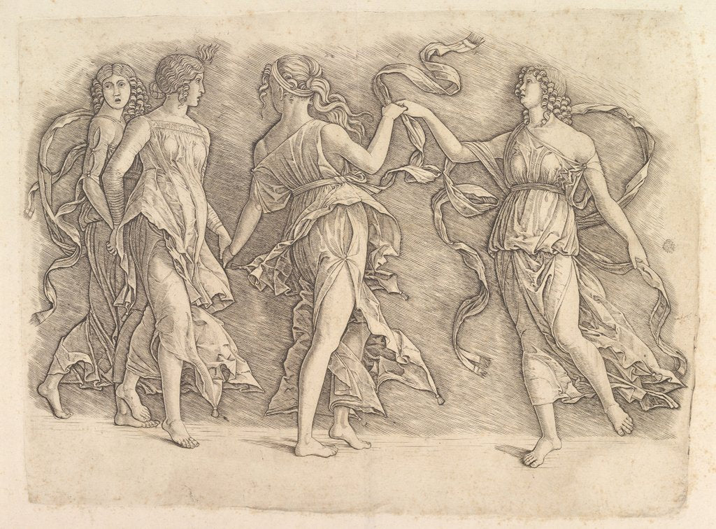 Detail of Four Dancing Muses, ca. 1497 by Unknown