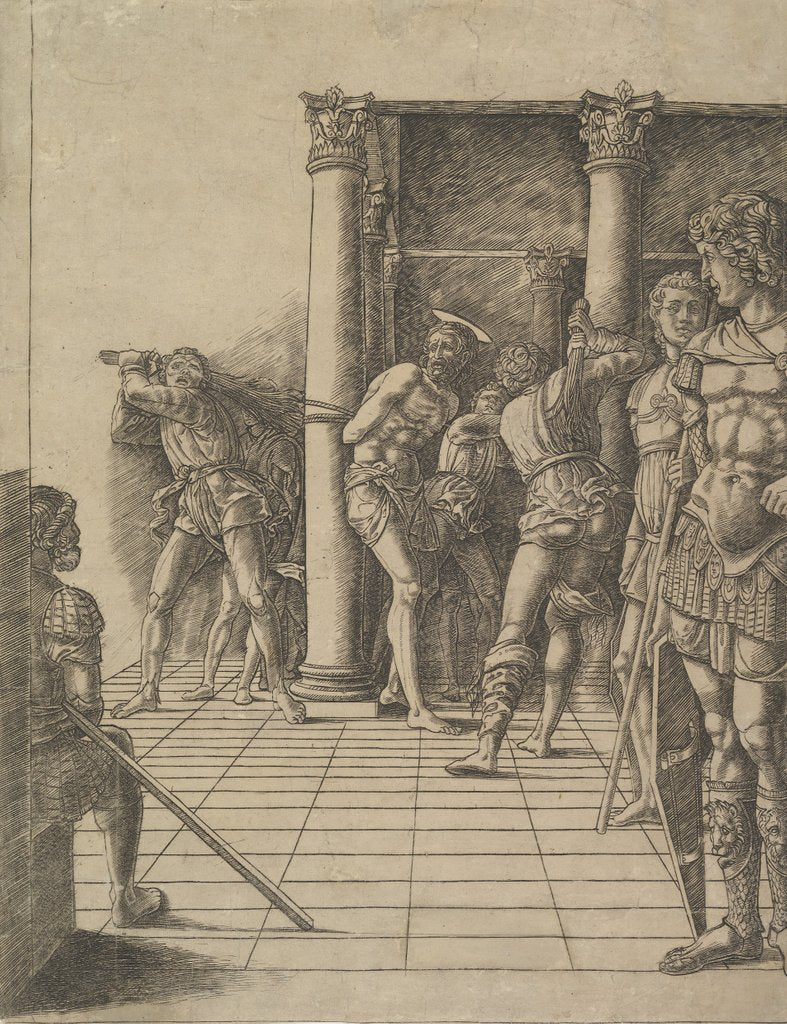 Detail of The Flagellation, with the Pavement, ca. 1475-80 by Unknown