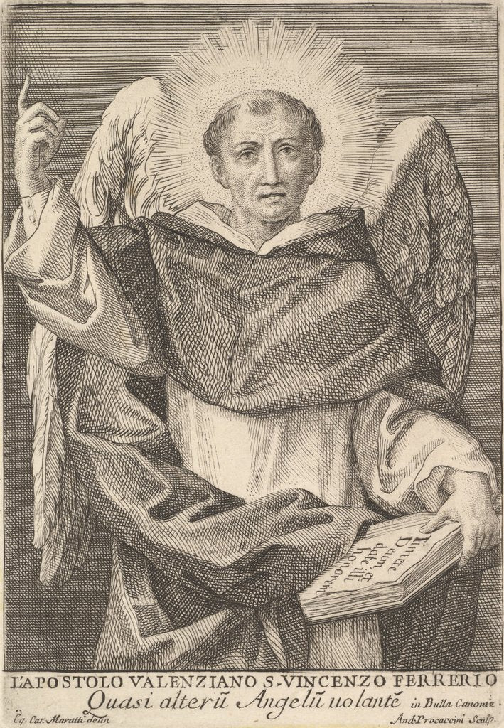 Detail of St. Vincent Ferrer by Andrea Procaccini