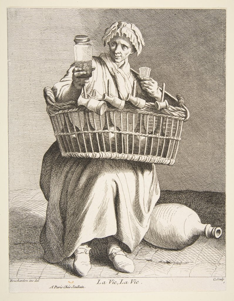 Detail of Brandy Seller, 1737 by Caylus