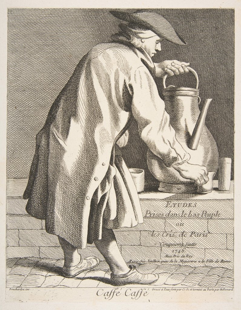 Detail of Coffee Vendor, 1746 by Caylus