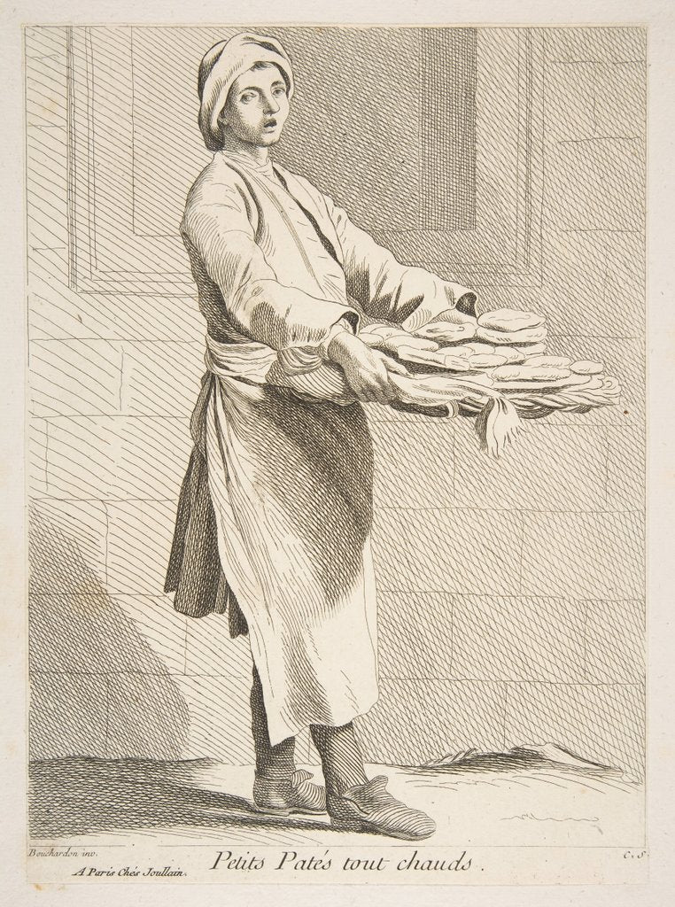 Detail of Pastry Seller, 1738 by Caylus