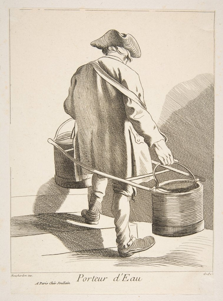Detail of Water Carrier, 1742 by Caylus