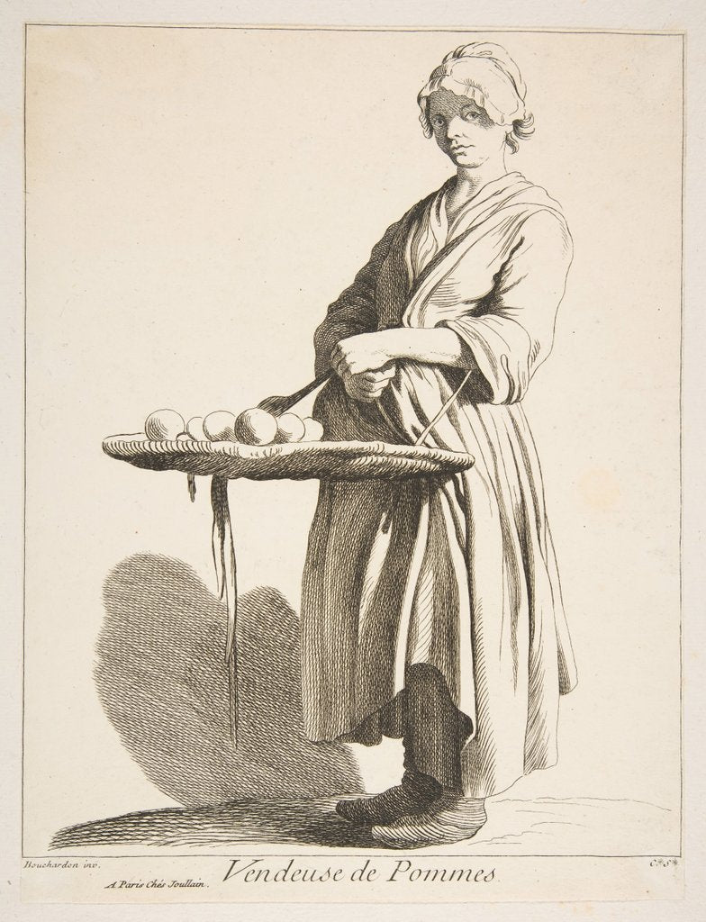 Detail of Apple Seller, 1746 by Caylus