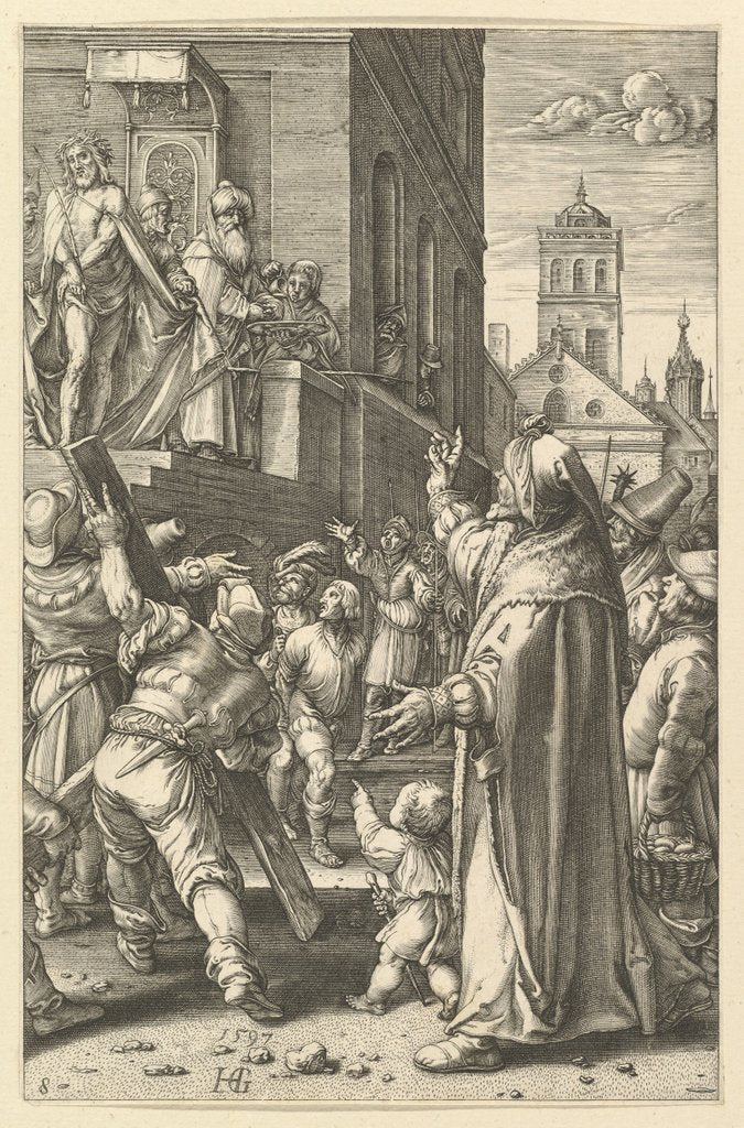 Detail of Ecce Homo, from The Passion of Christ, ca. 1598-1617 by Unknown
