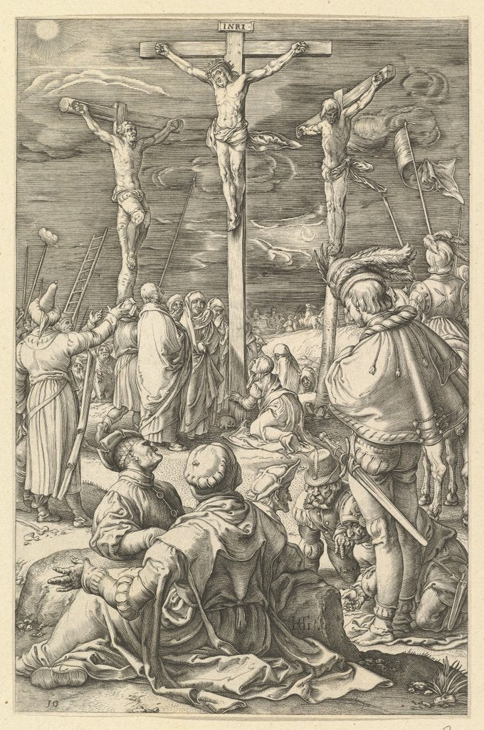 Detail of Christ on the Cross, from The Passion of Christ, ca. 1598-1617 by Unknown