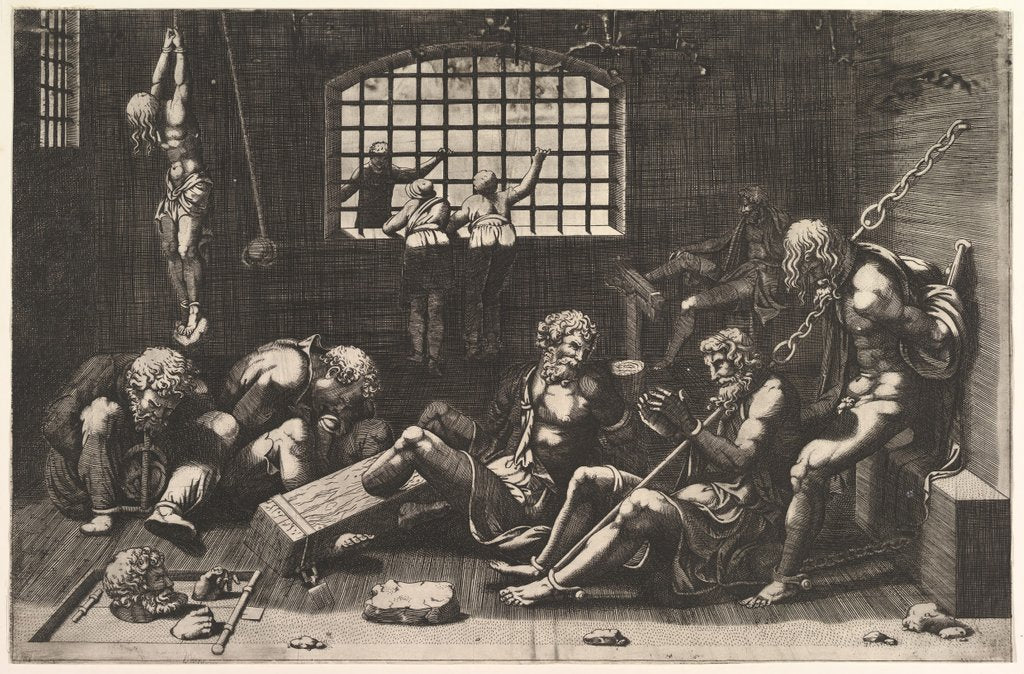 Detail of The Prison by Unknown