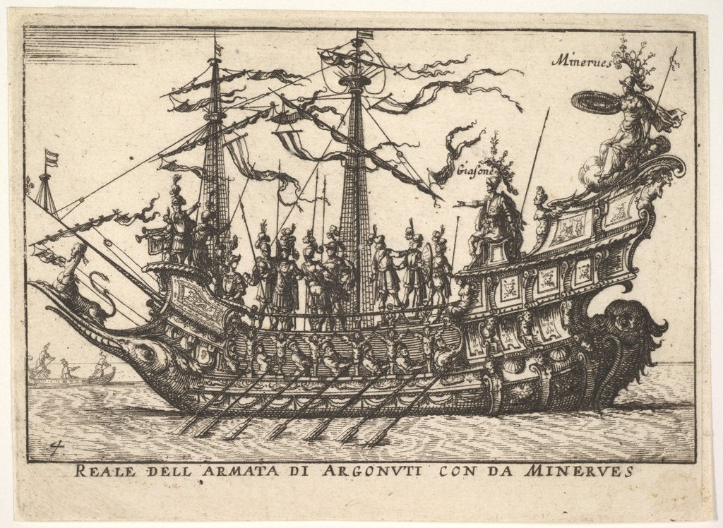 Detail of The Argonauts led by Minerva, from the ser…, 1664 by Unknown