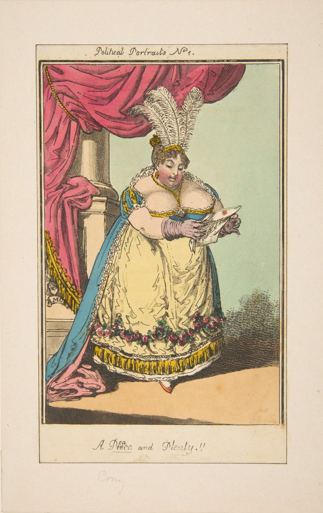 Detail of Peace and Plenty, ca. 1820 by Unknown