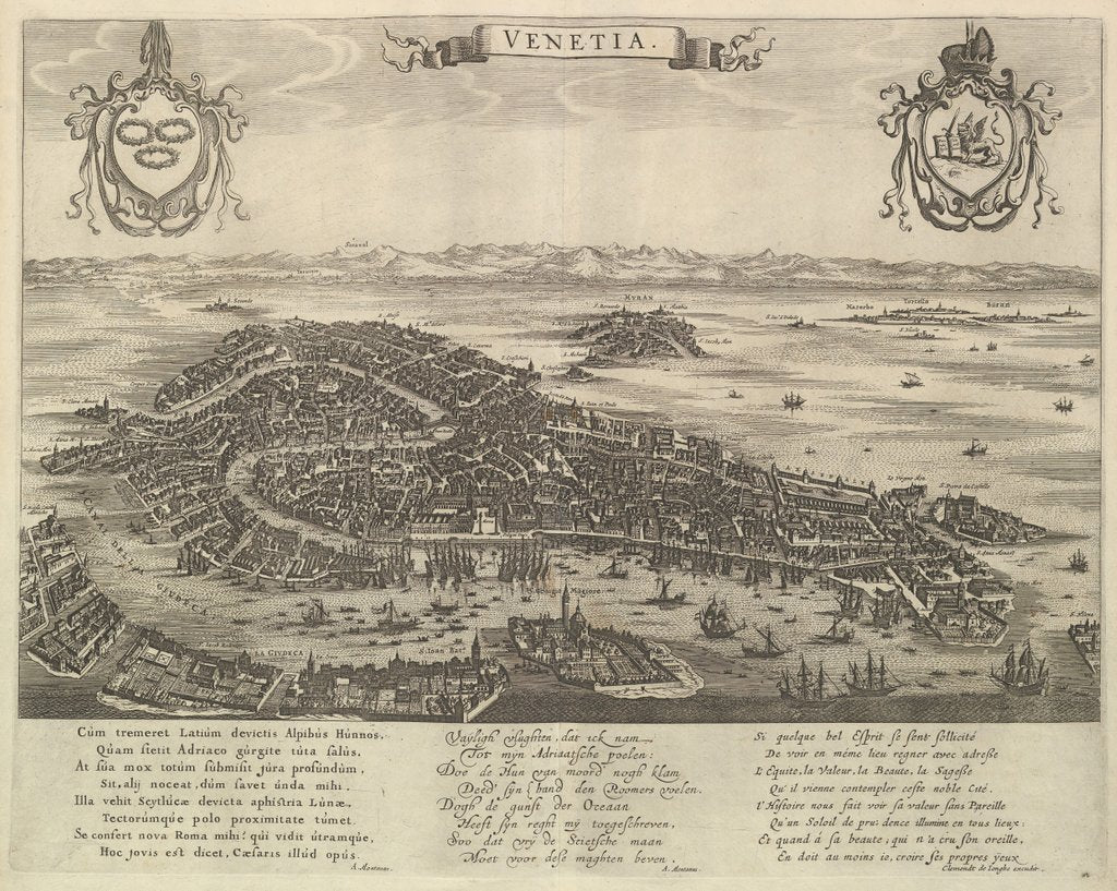 Detail of View of Venice, mid-17th century by Unknown