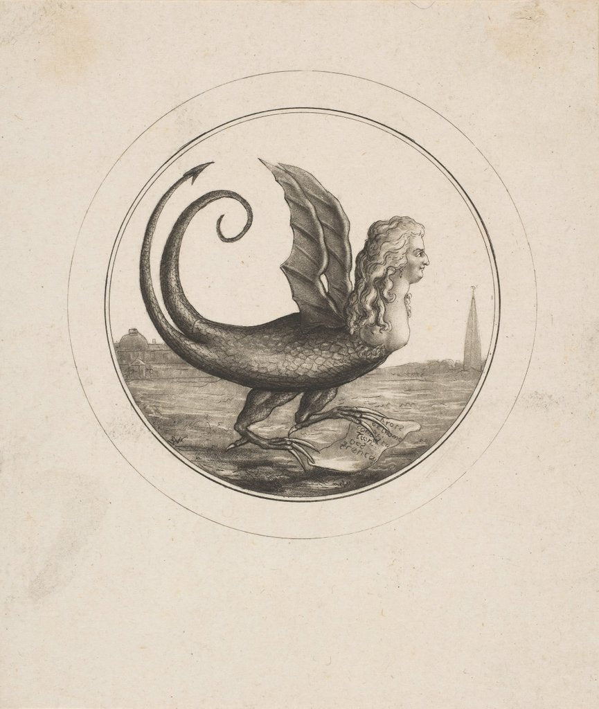 Detail of Caricature Showing Marie Antoinette as a Dragon, 18th century by Unknown