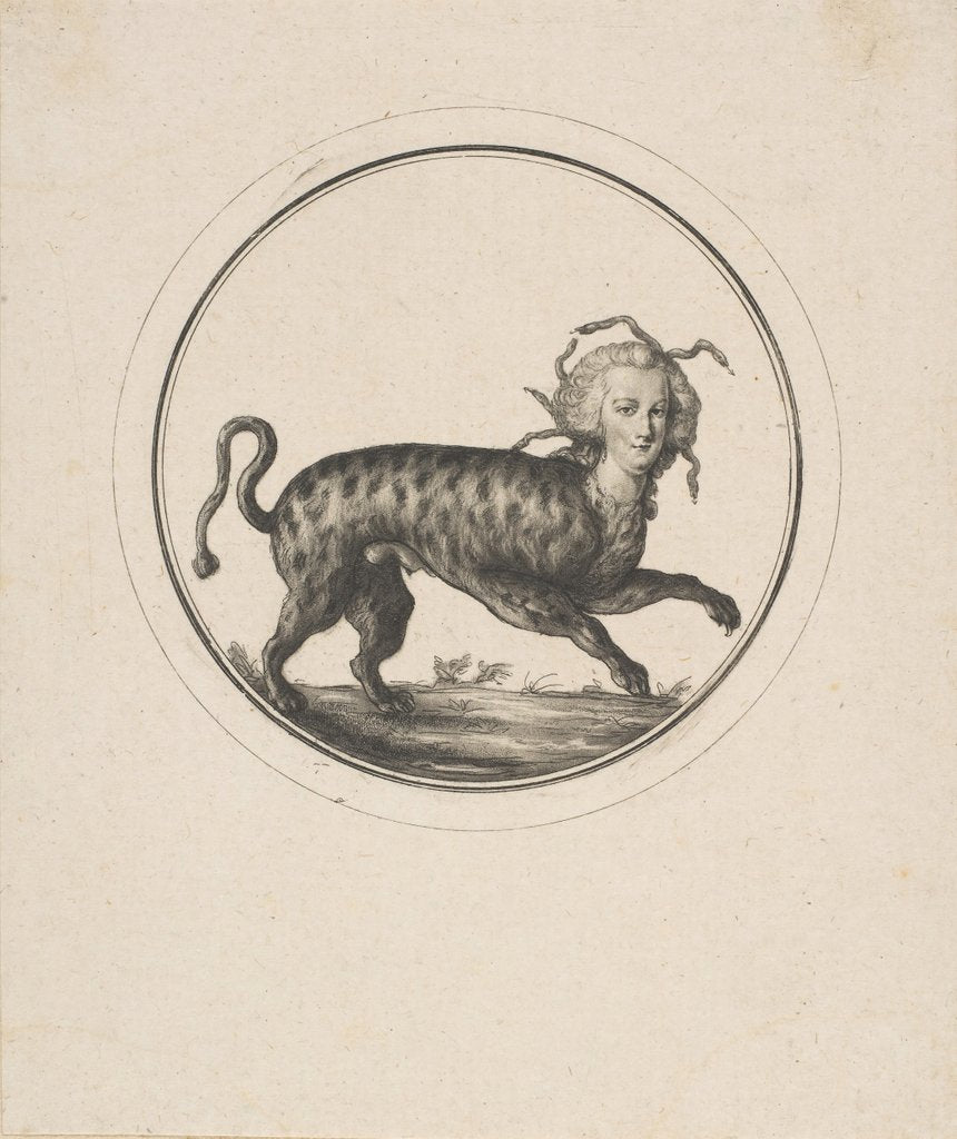 Detail of Caricature Showing Marie Antoinette as a Leopard, 18th century by Unknown