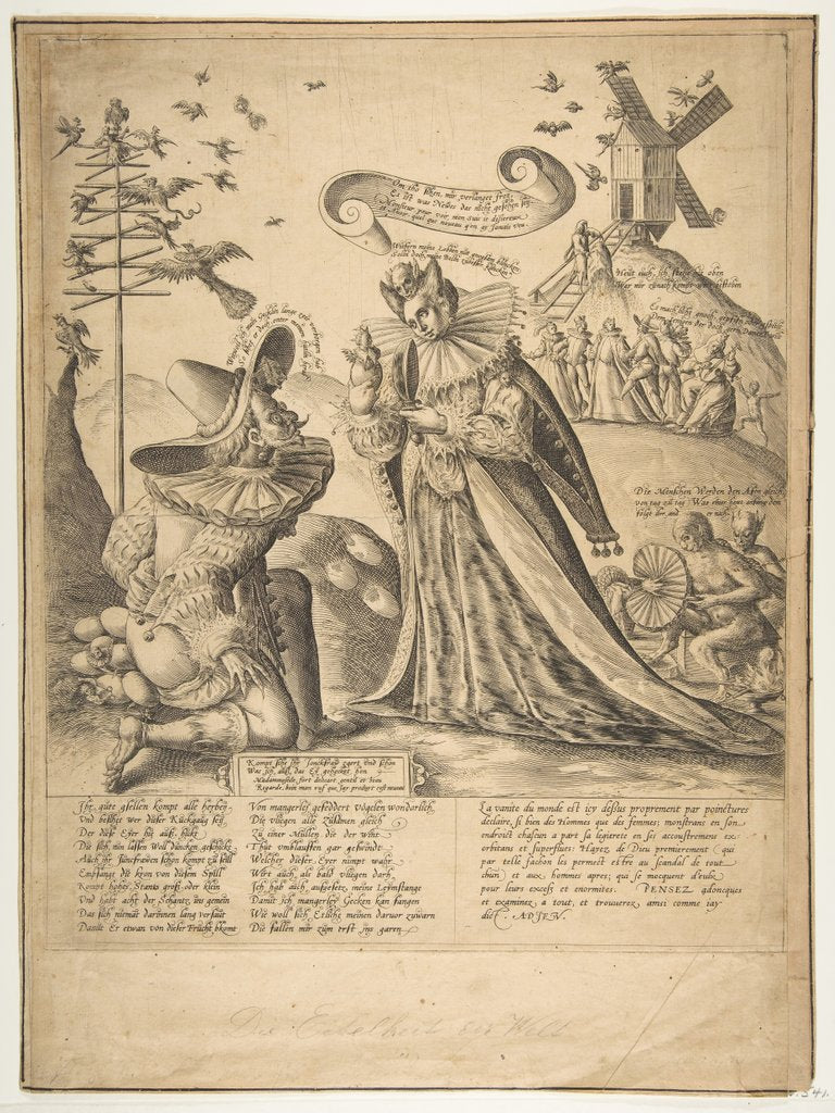 Detail of Allegory on Vanity by Unknown