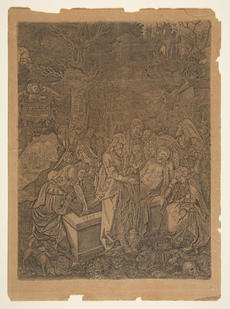 Detail of Entombment, 19th century by Unknown