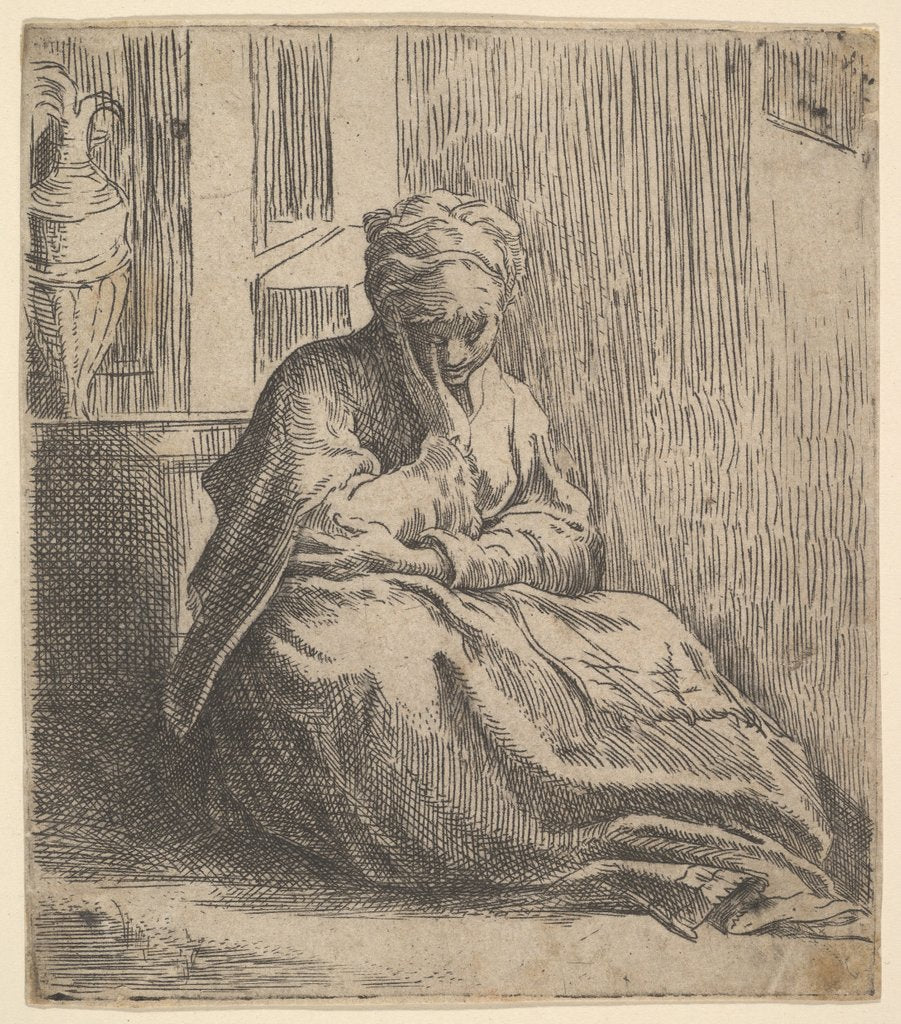 Detail of Melancholy, 16th century by Unknown