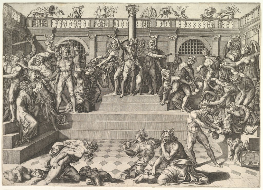 Detail of Massacre of the Innocents by Unknown