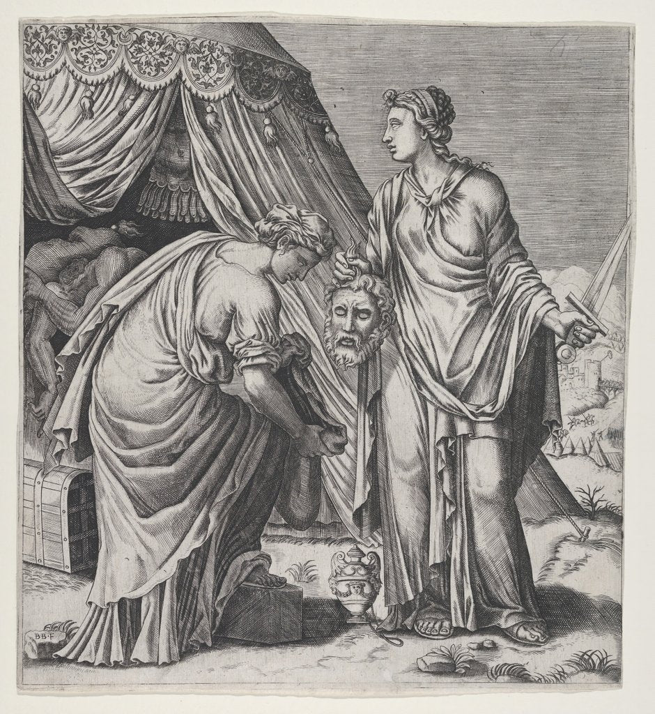 Detail of Judith with the Head of Holofernes by Balthazar van den Bos