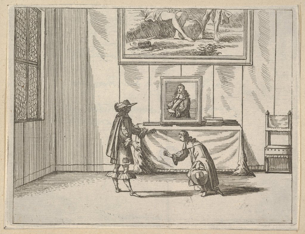 Detail of Francesco I d'Este is Generous in Pardoning the Offenders, from L'Idea di un Principe ed E…, 1659 by Bartolomeo Fenice