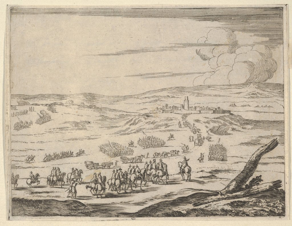 Detail of Despite the Corageous Opposition of the Germans and the Spanish, Francesco I d'Este, at th…, 1659 by Bartolomeo Fenice