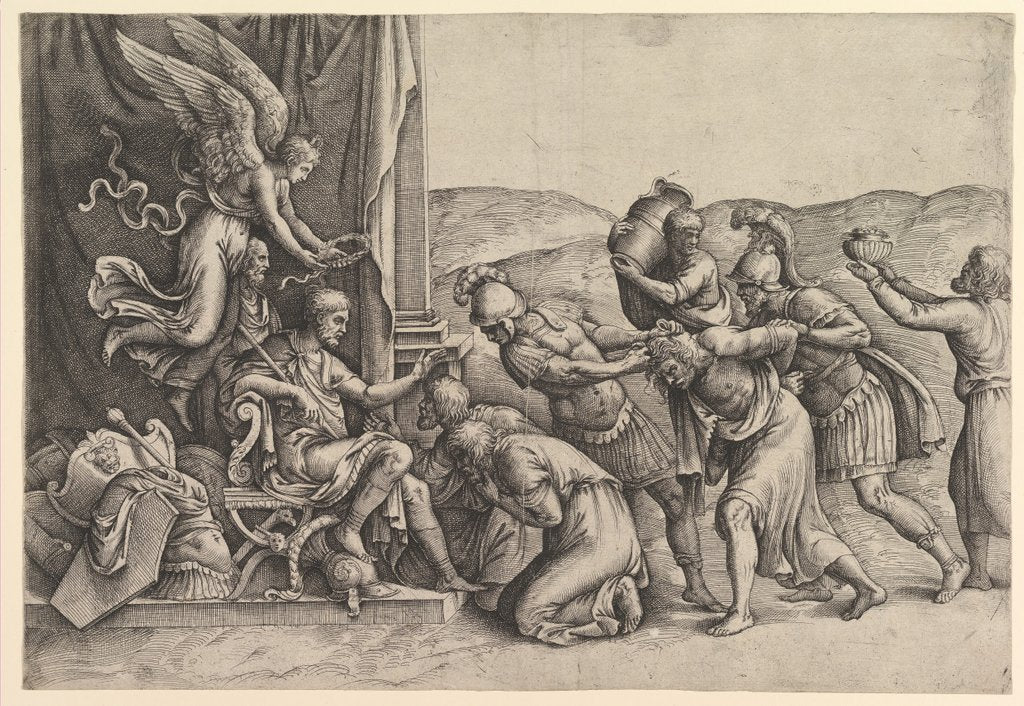 Detail of Scipio Granting Clemency to the Prisoners by Battista Franco Veneziano