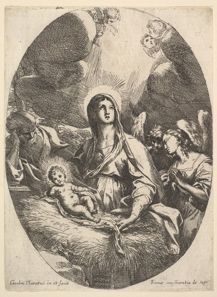 The Adoration of the Angels by Carlo Maratti