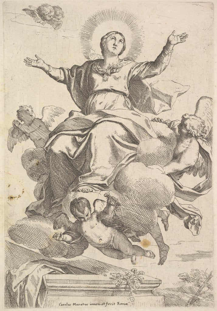 Detail of The Assumption of the Virgin by Carlo Maratti