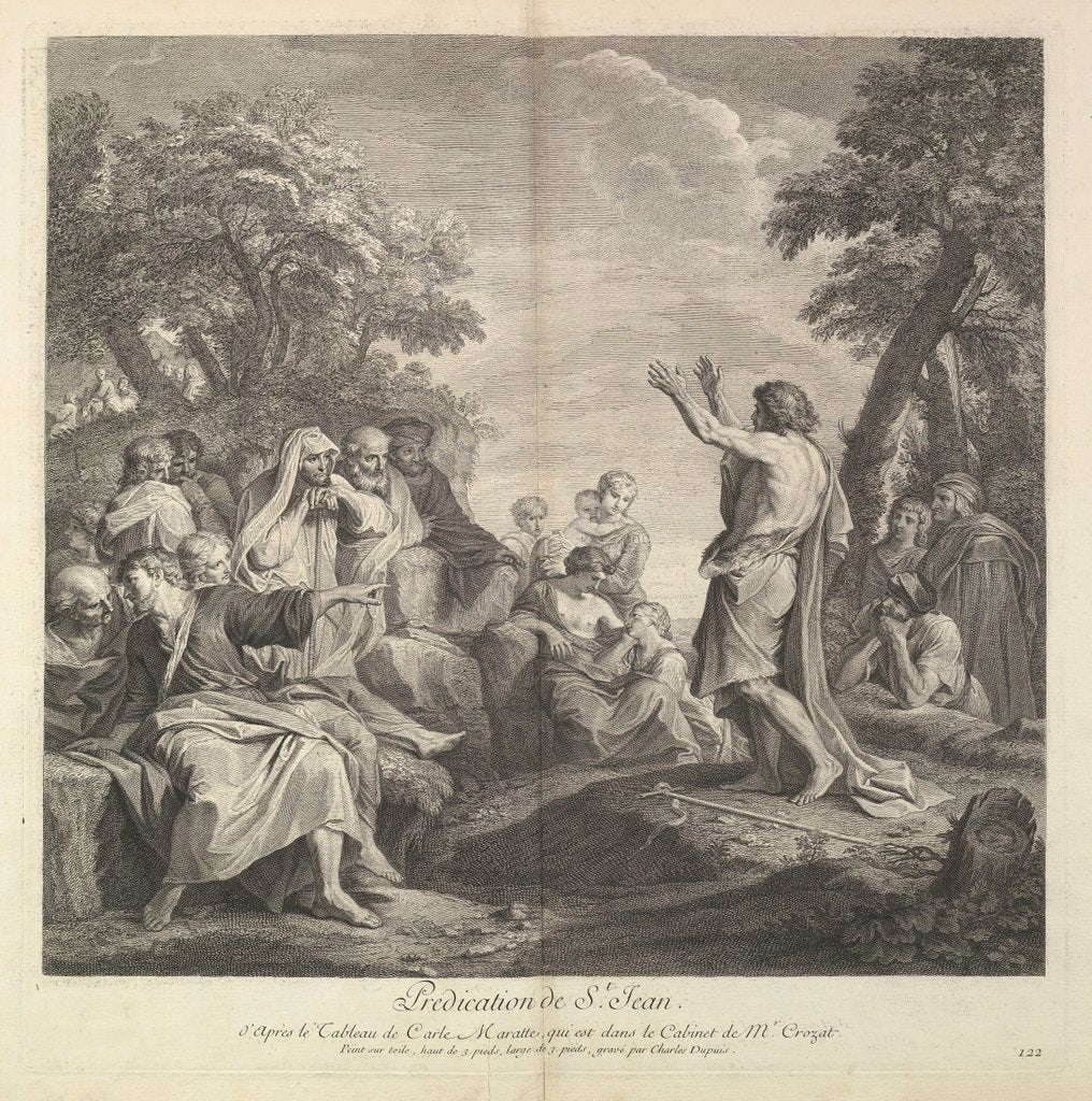 Detail of Predication de St. Jean by Charles Dupuis