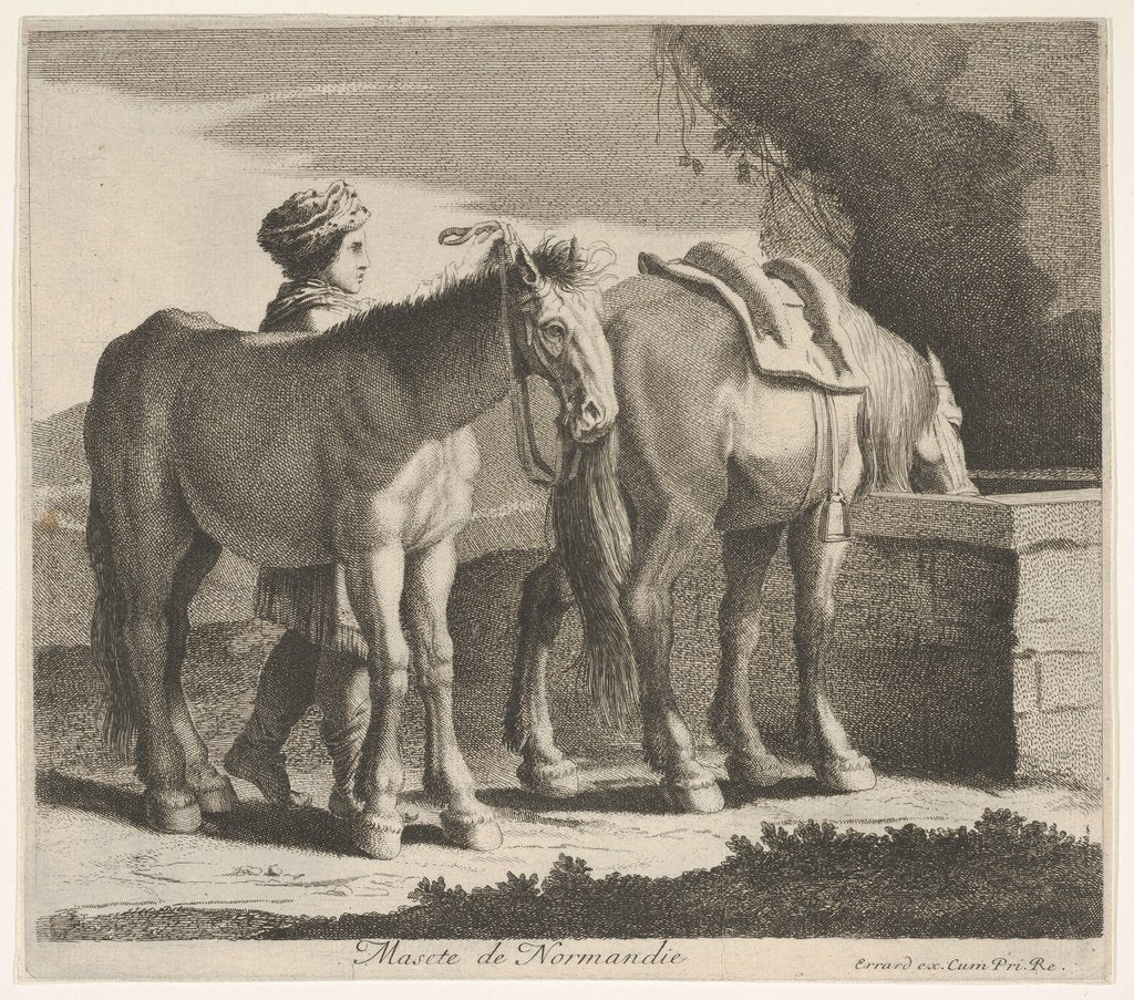 Detail of Masete de Normandie by Charles Errard le fils