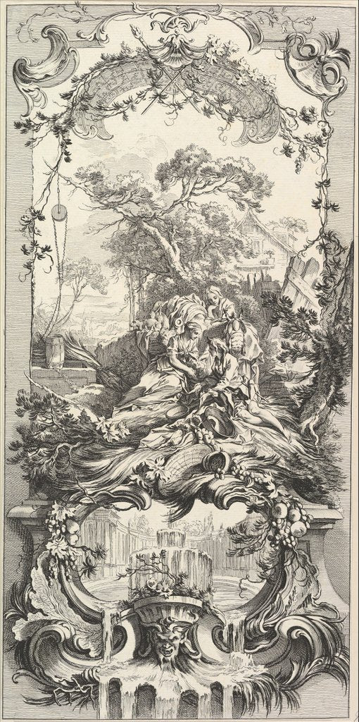 Detail of Triomphe de Pomone, 18th century by Charles Nicolas Cochin