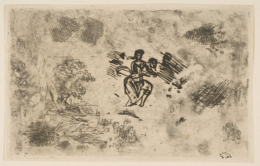 Detail of Seated Woman and Other Sketches, ca. 1630-33 by Claude Lorrain