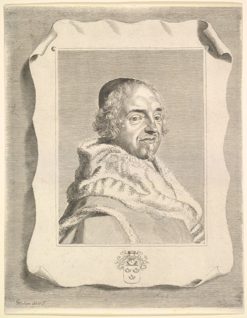 Detail of François-Théodore de Nesmond, ca. 1661 by Claude Mellan