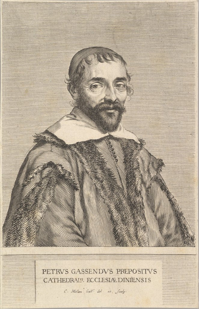Detail of Pierre Gassendi, ca. 1637 or 1638 by Claude Mellan