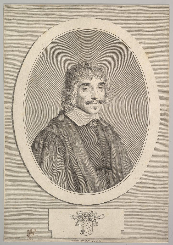 Detail of Jean Perrault, 1652 by Claude Mellan