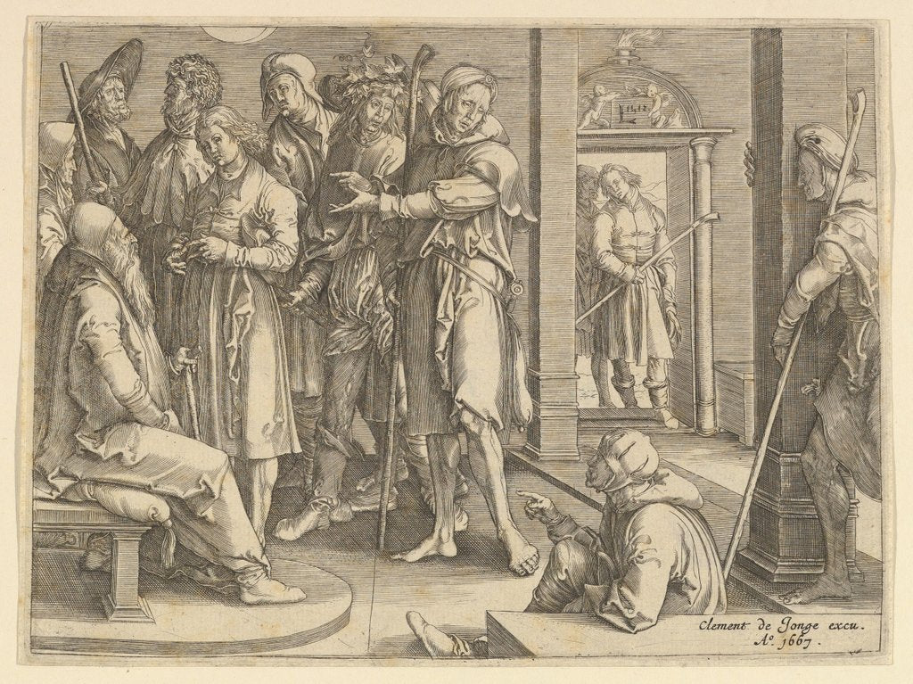 Detail of Joseph Telling His Dreams to Jacob, 1640-70 by Unknown