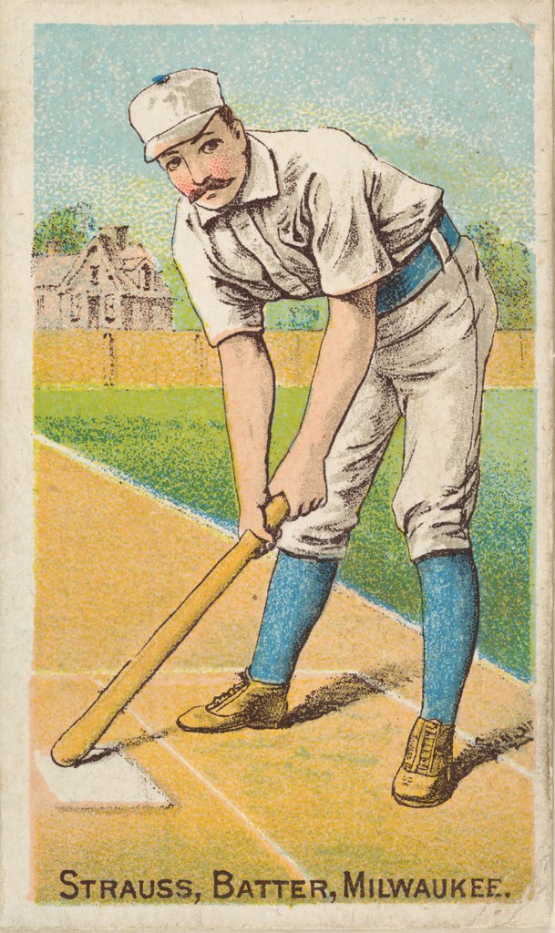 Detail of Strauss, Batter, Milwaukee, from the Gold Coin series for Gold Coin Chewing Tobacco, 1887 by D Buchner & Co