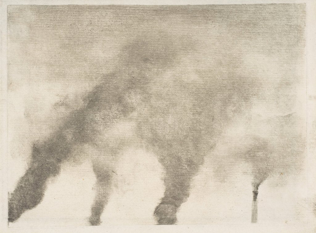 Detail of Factory Smoke, 1877-79 by Edgar Degas