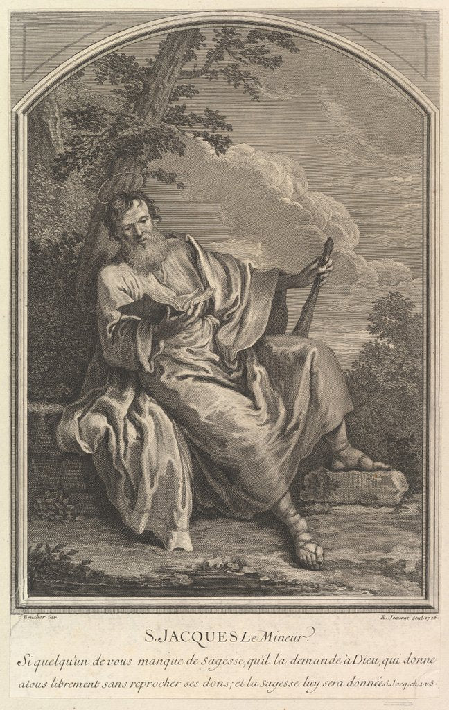 Detail of Saint Jacques Le Mineur, 1726 by Edme Jeaurat