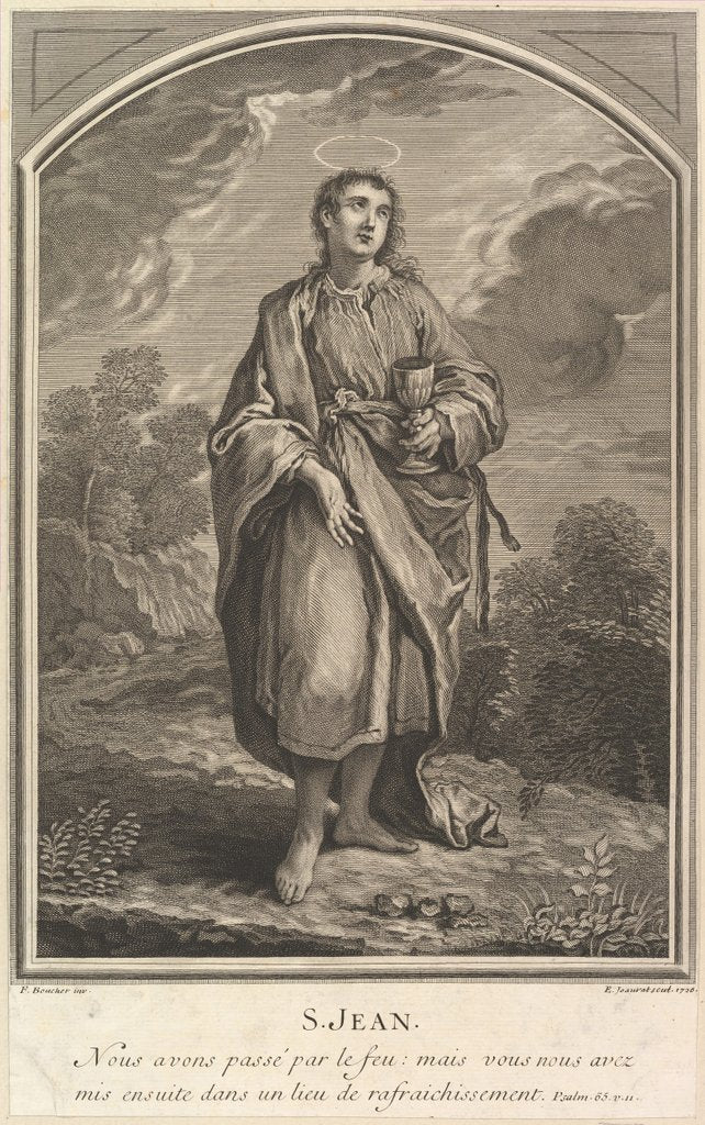Detail of Saint Jean, 1726 by Edme Jeaurat