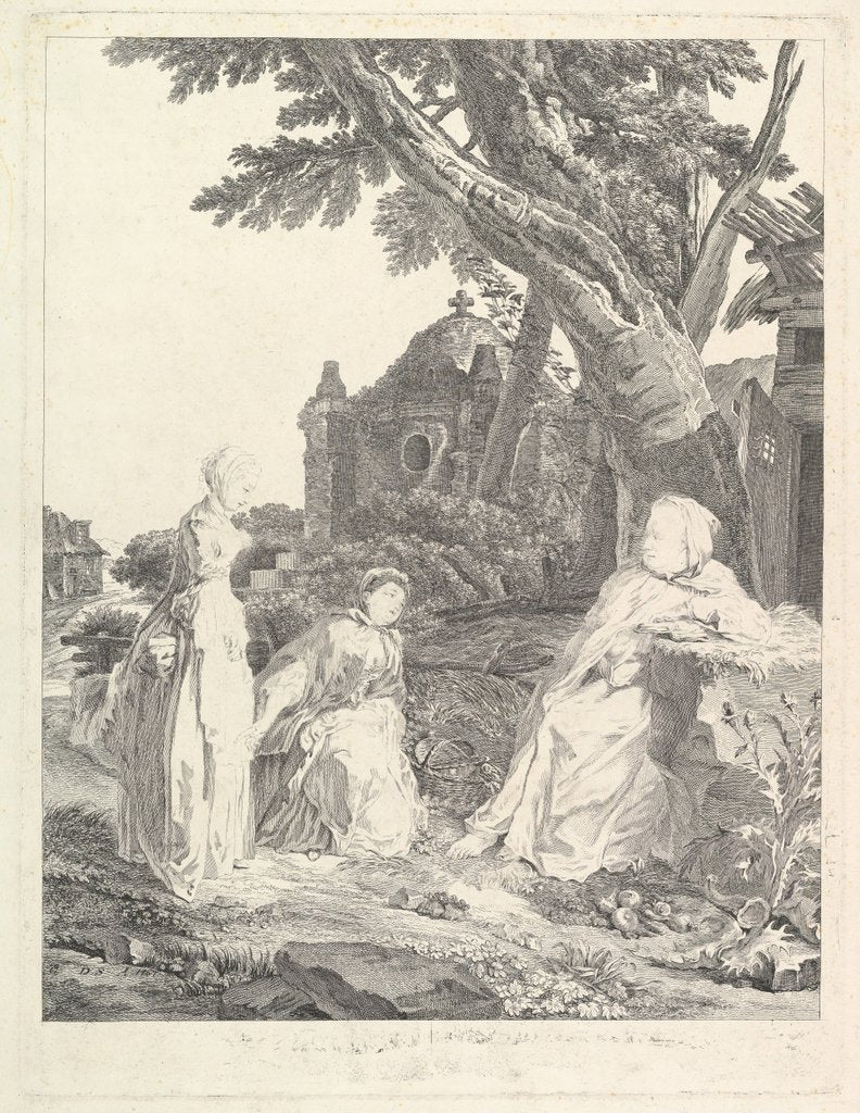 Detail of Frère Luce, 1767 by Unknown